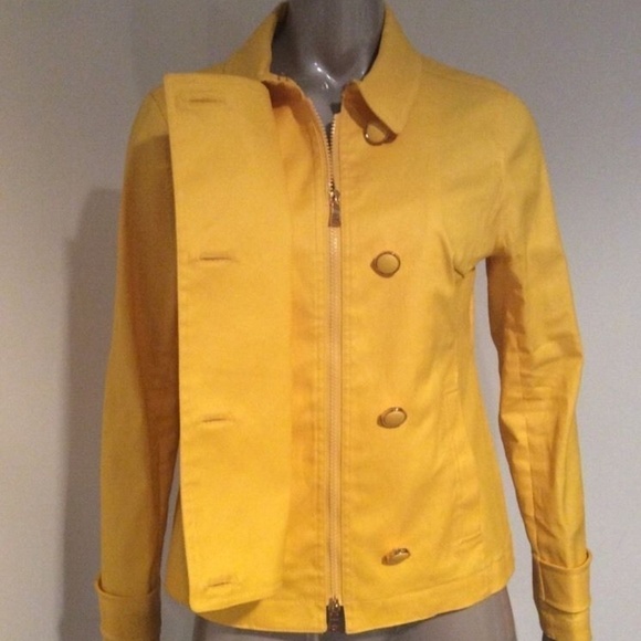 TORY BURCH l Denim Trent Rain Jacket EUC 6 - Picture 4 of 8